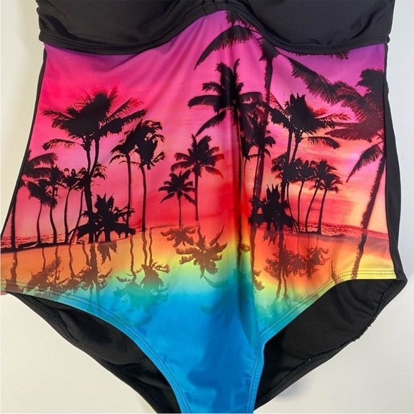 OP Halter Bathing Suit Sz XL - Picture 2 of 5